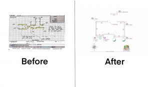 The ArcSite difference: taking a messy hand-drawn site plan and turning it into a beautiful customer proposal