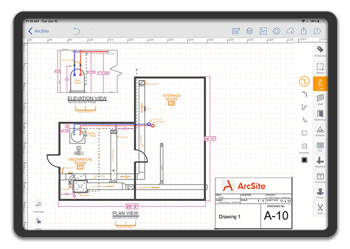 ArcSite digital drawing and estimation app