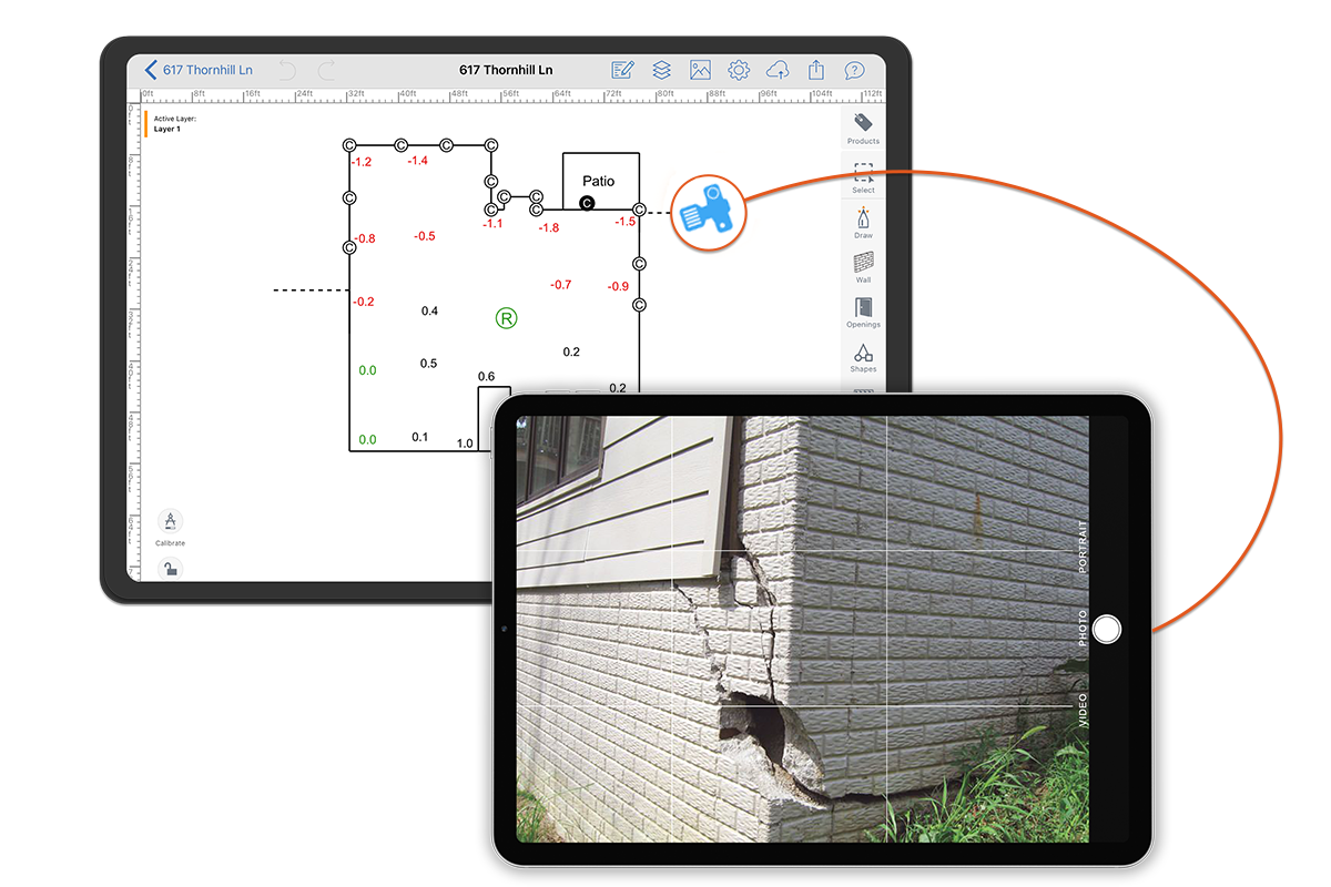 photo tool_cracked foundation