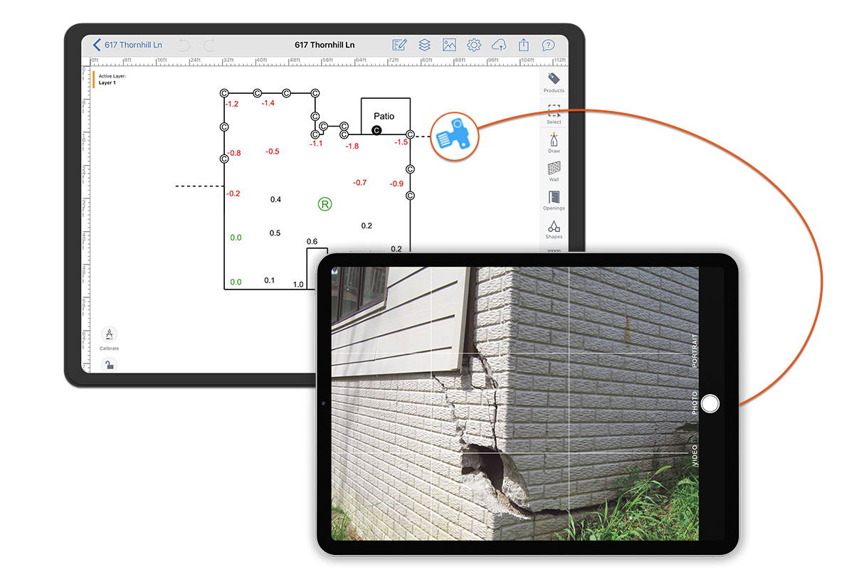 photo tool_cracked foundation